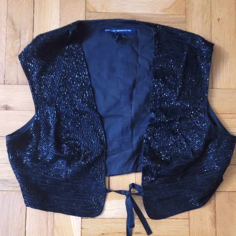 Cropped Sequence Jacket